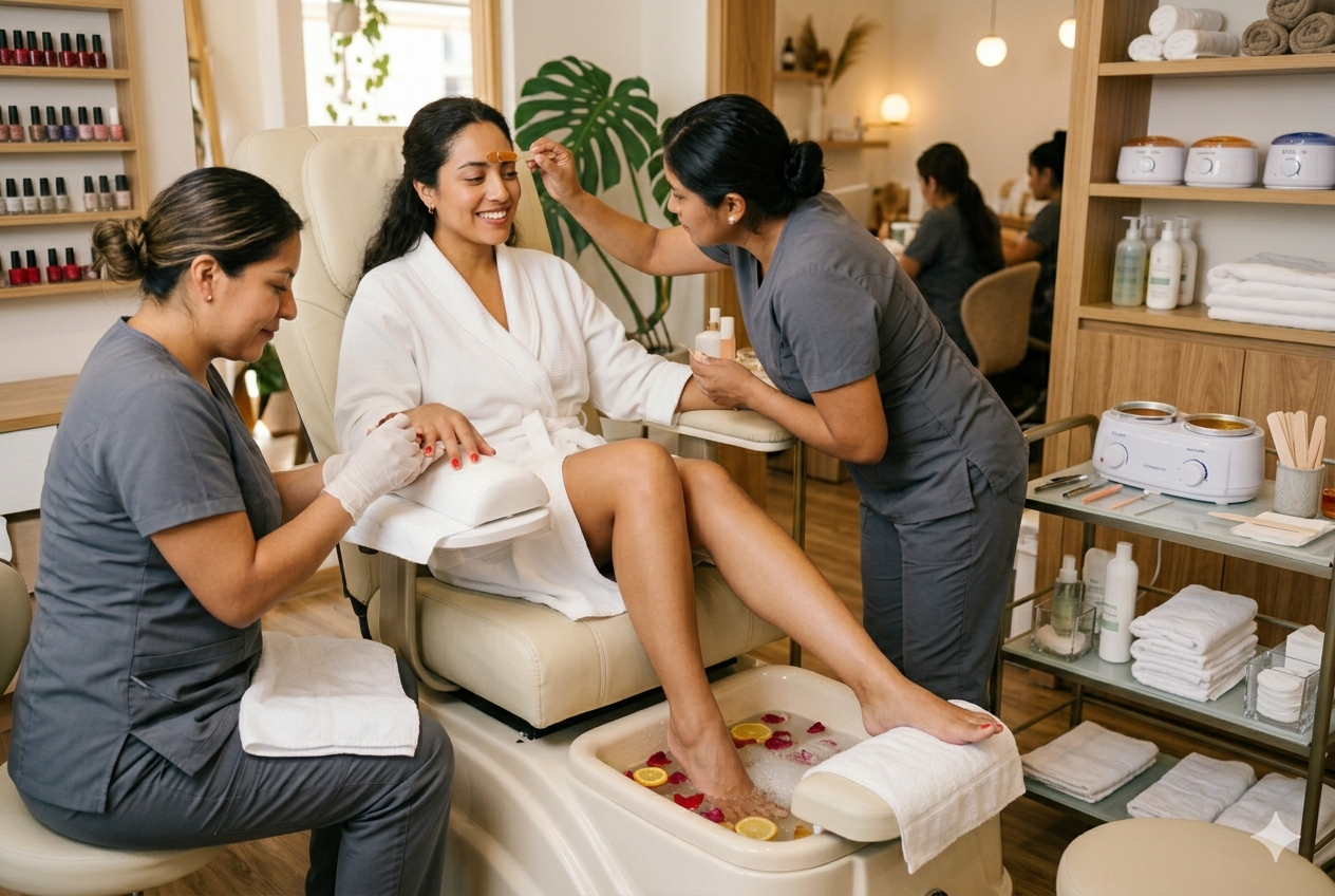 MÍMATE EN UN SOLO DÍA:  Manicure + Pedicure + Depilación 